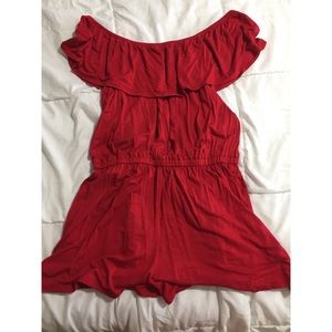 Red romper